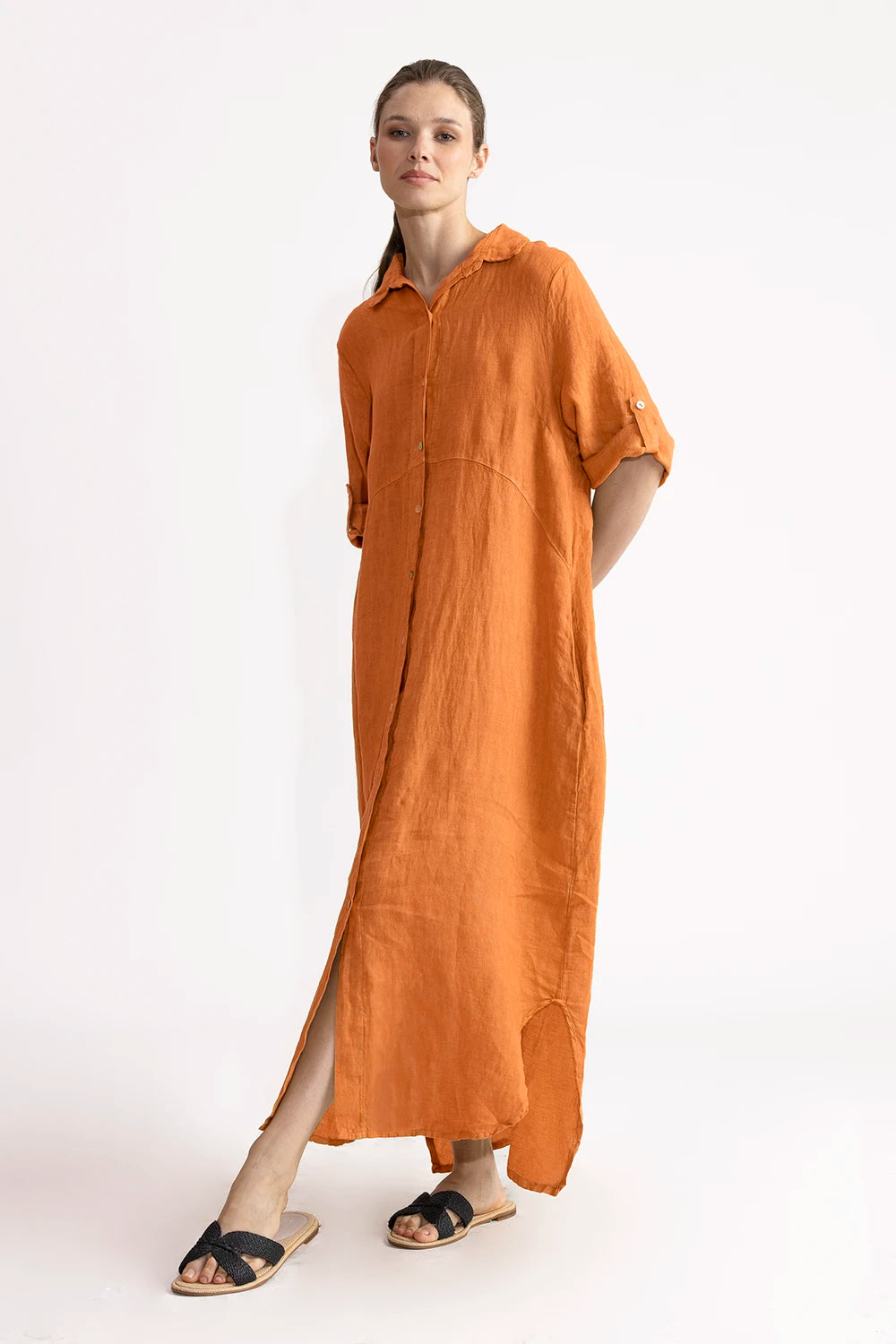 Vestido Camisero Vero Lino