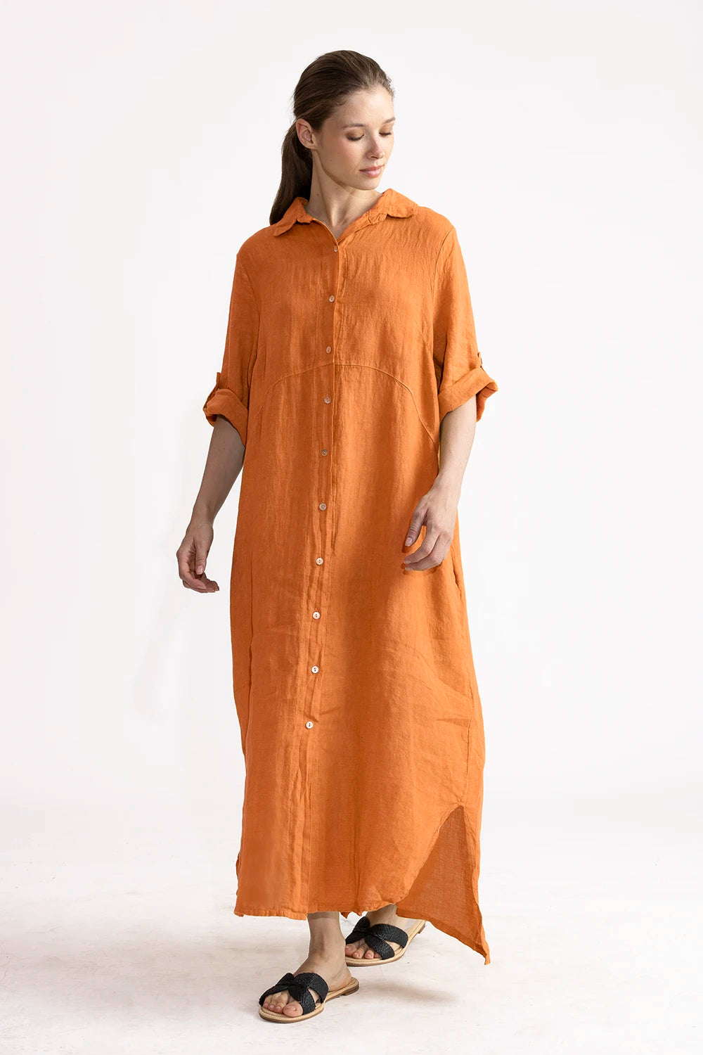 Vestido Camisero Vero Lino