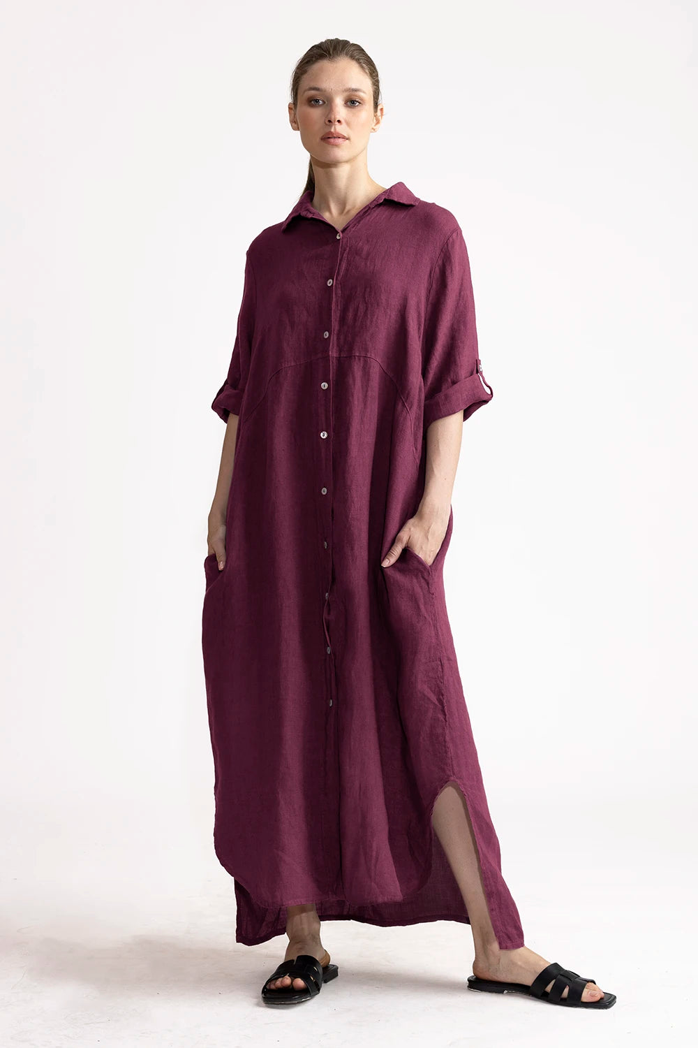 Vestido Camisero Vero Lino