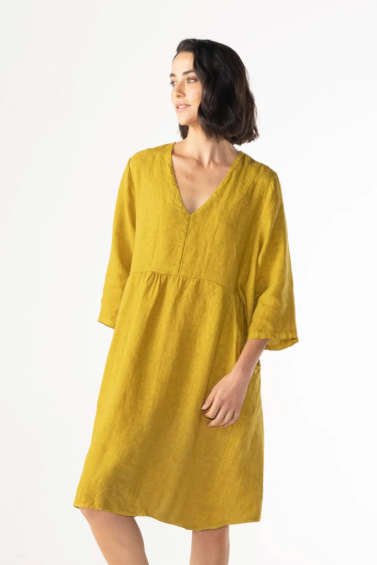 Vestido Leonardo Lino