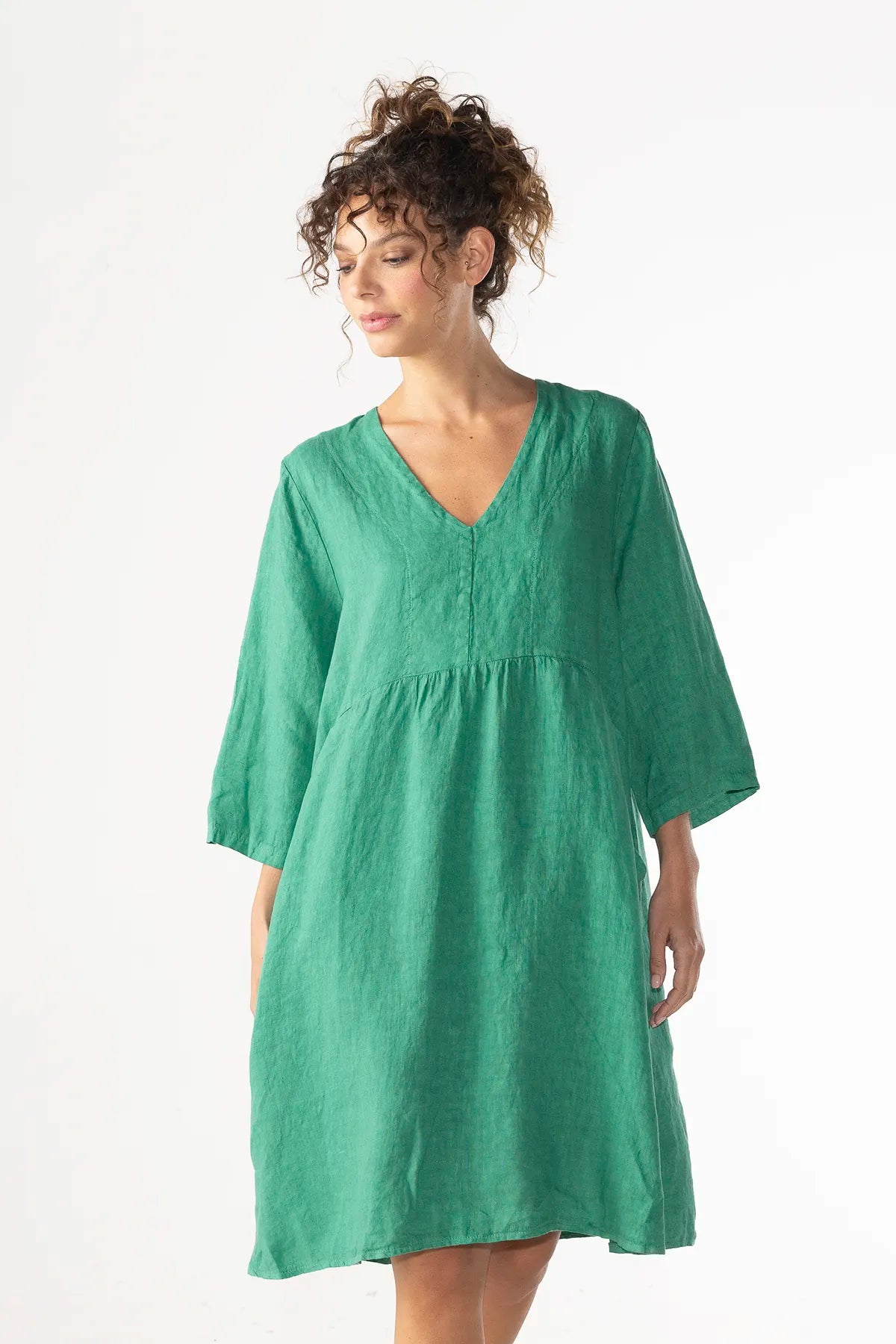 Vestido Leonardo Lino