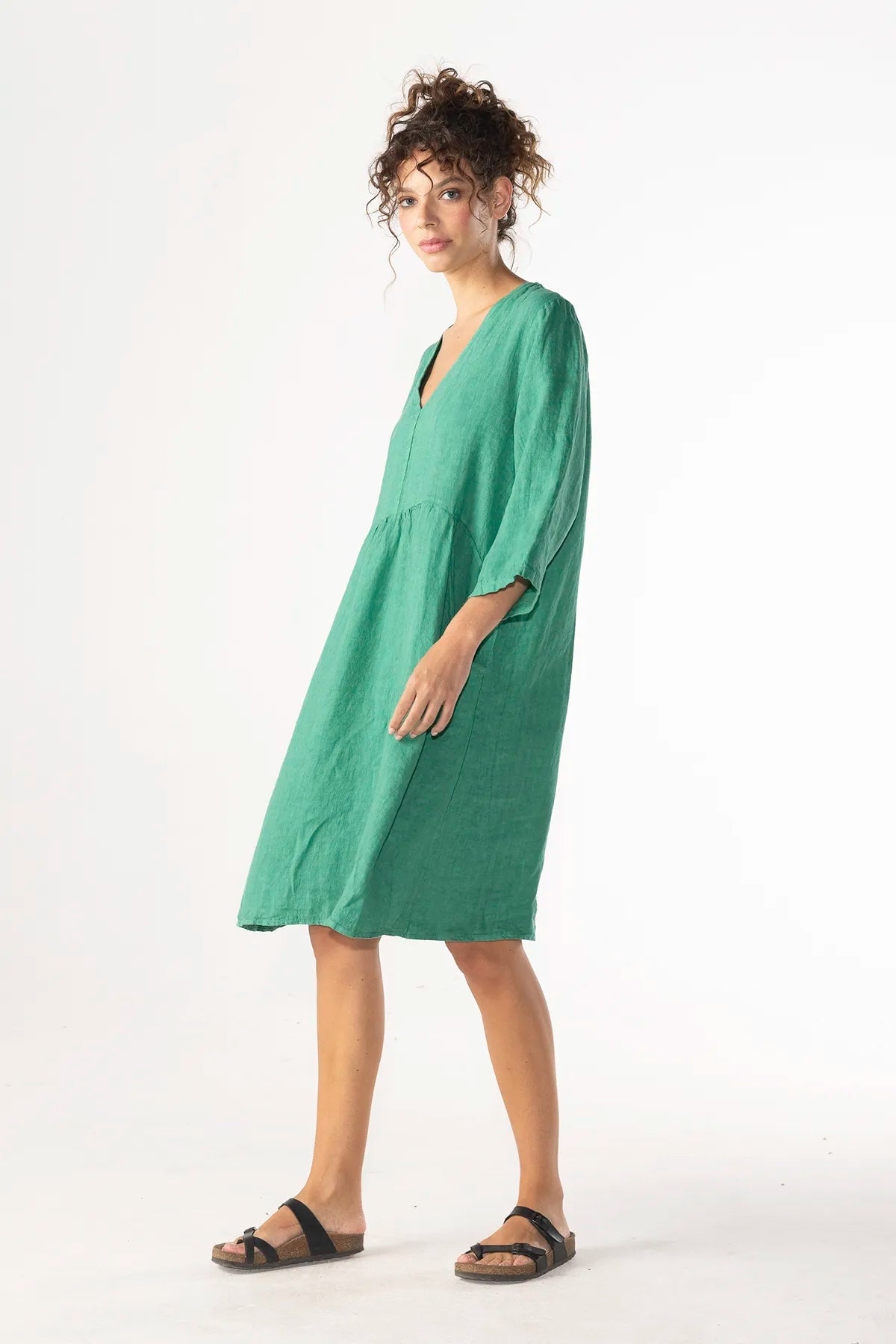 Vestido Leonardo Lino