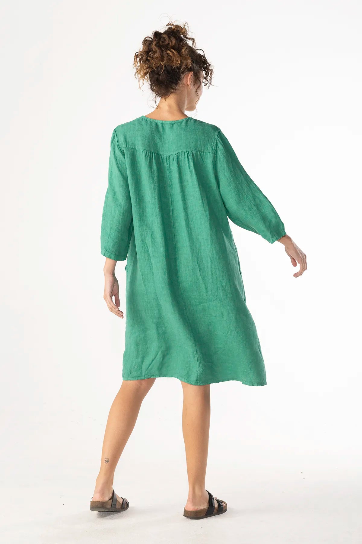 Vestido Leonardo Lino