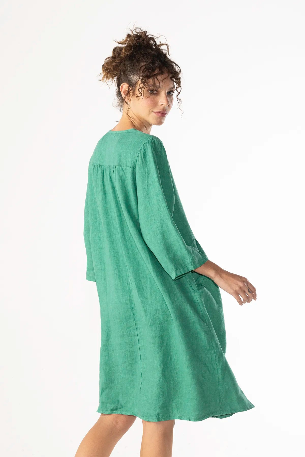 Vestido Leonardo Lino