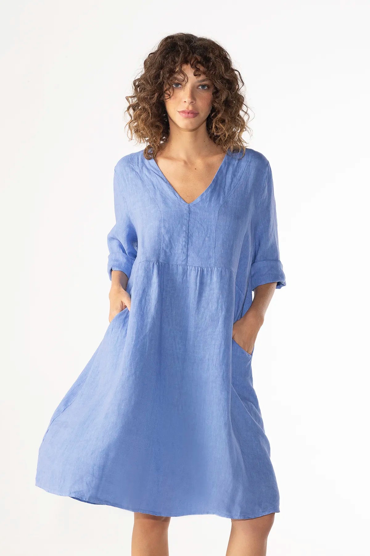 Vestido Leonardo Lino