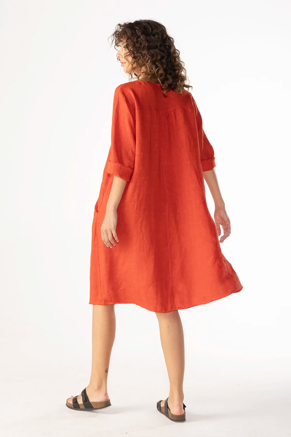 Vestido Leonardo Lino