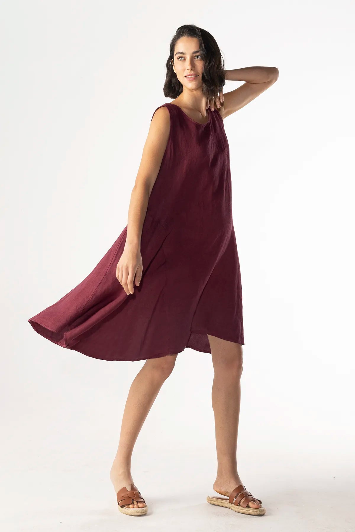 Vestido Magdalena Lino