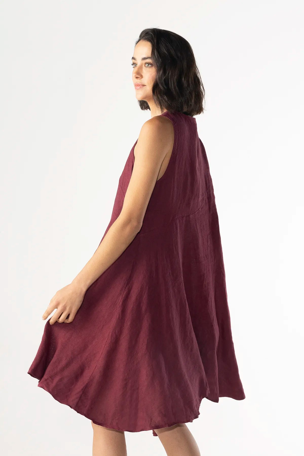 Vestido Magdalena Lino