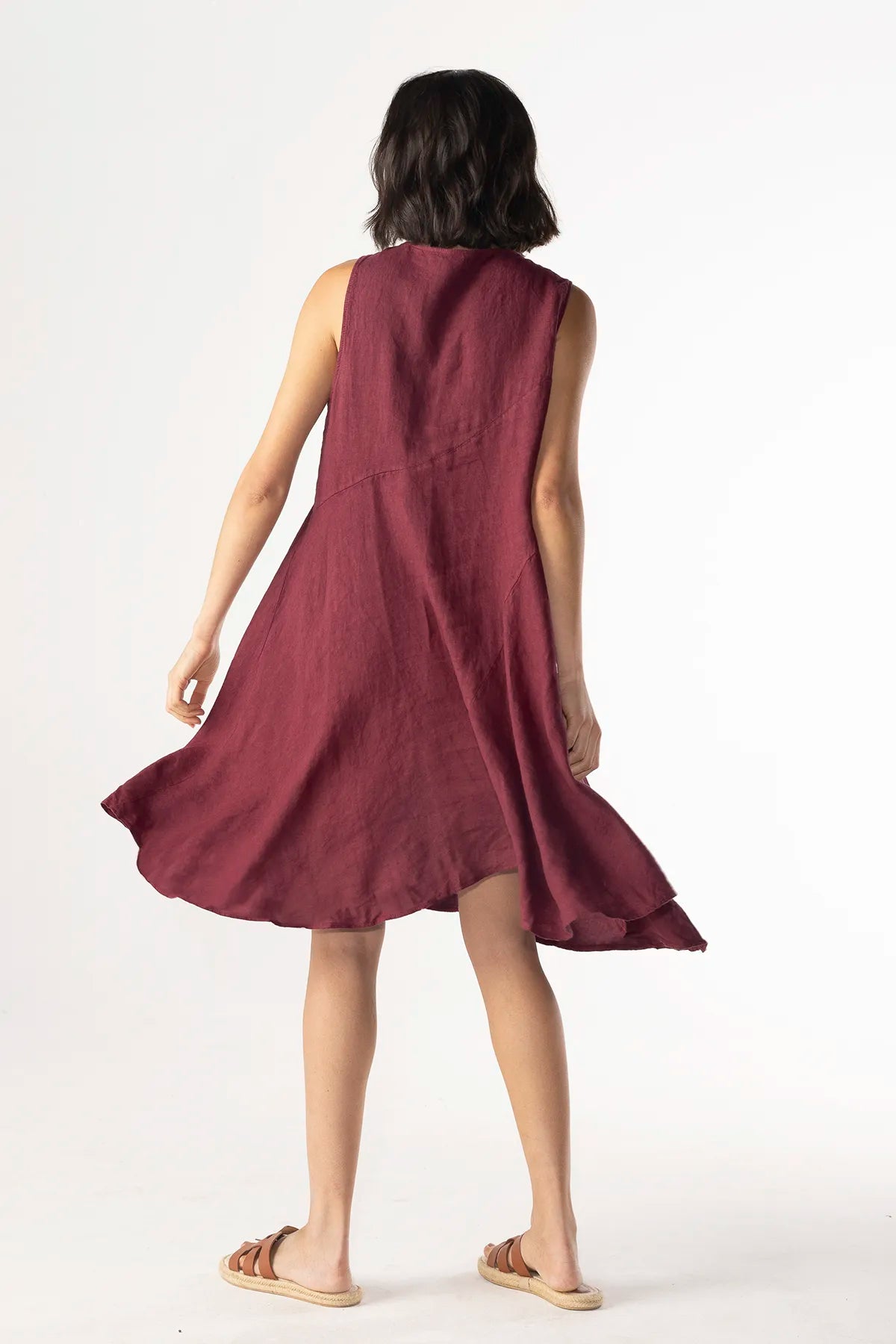 Vestido Magdalena Lino