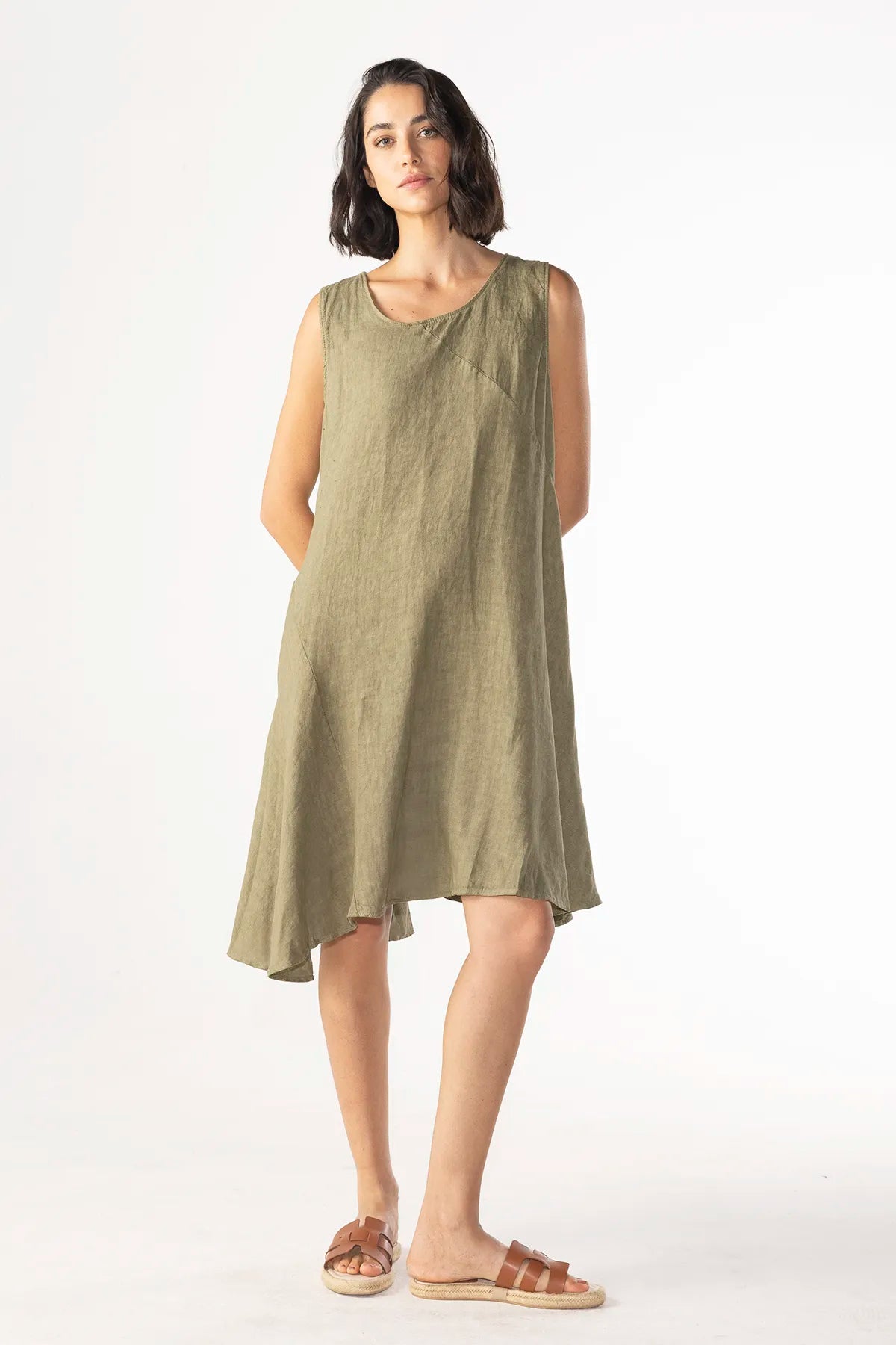 Vestido Magdalena Lino