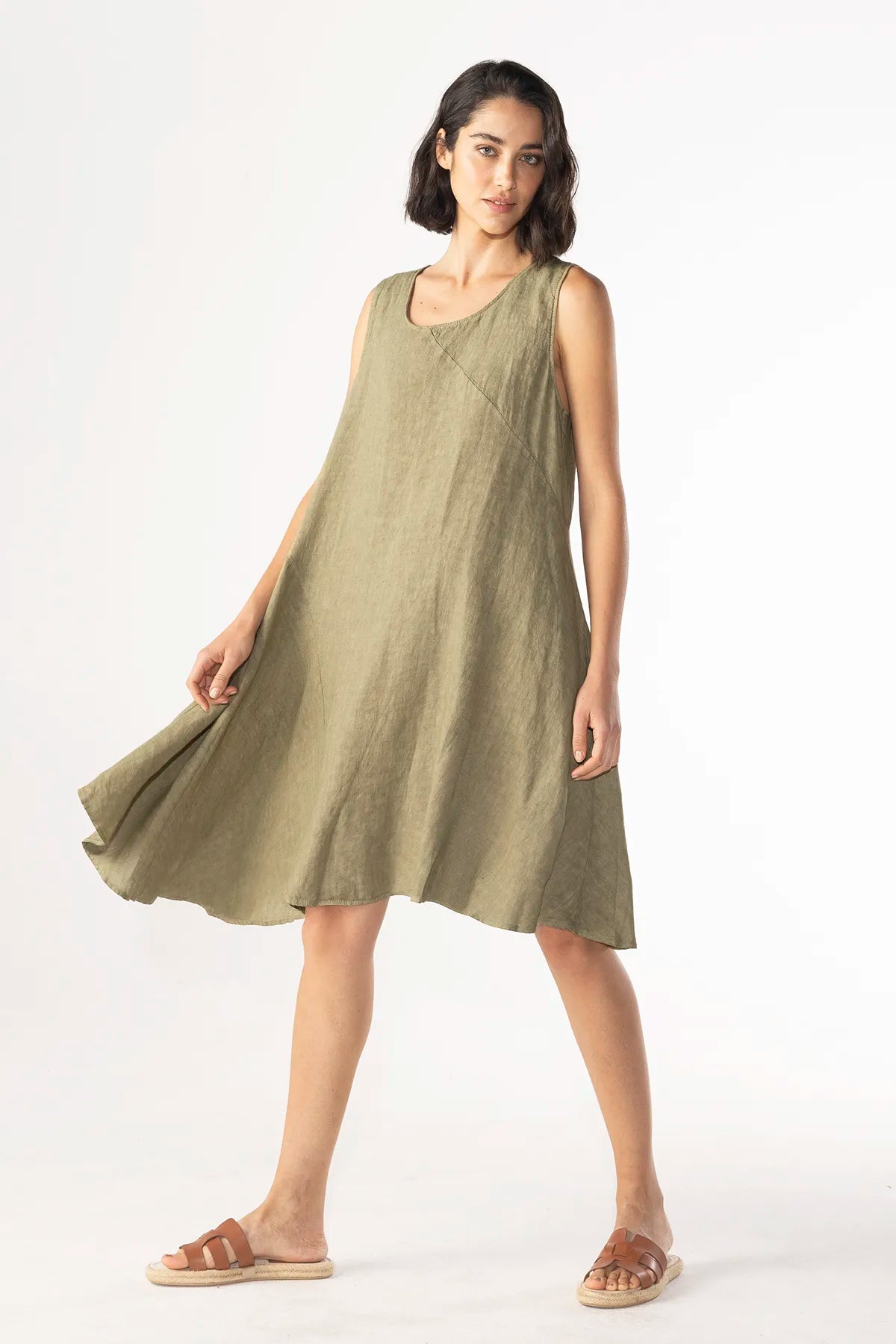 Vestido Magdalena Lino