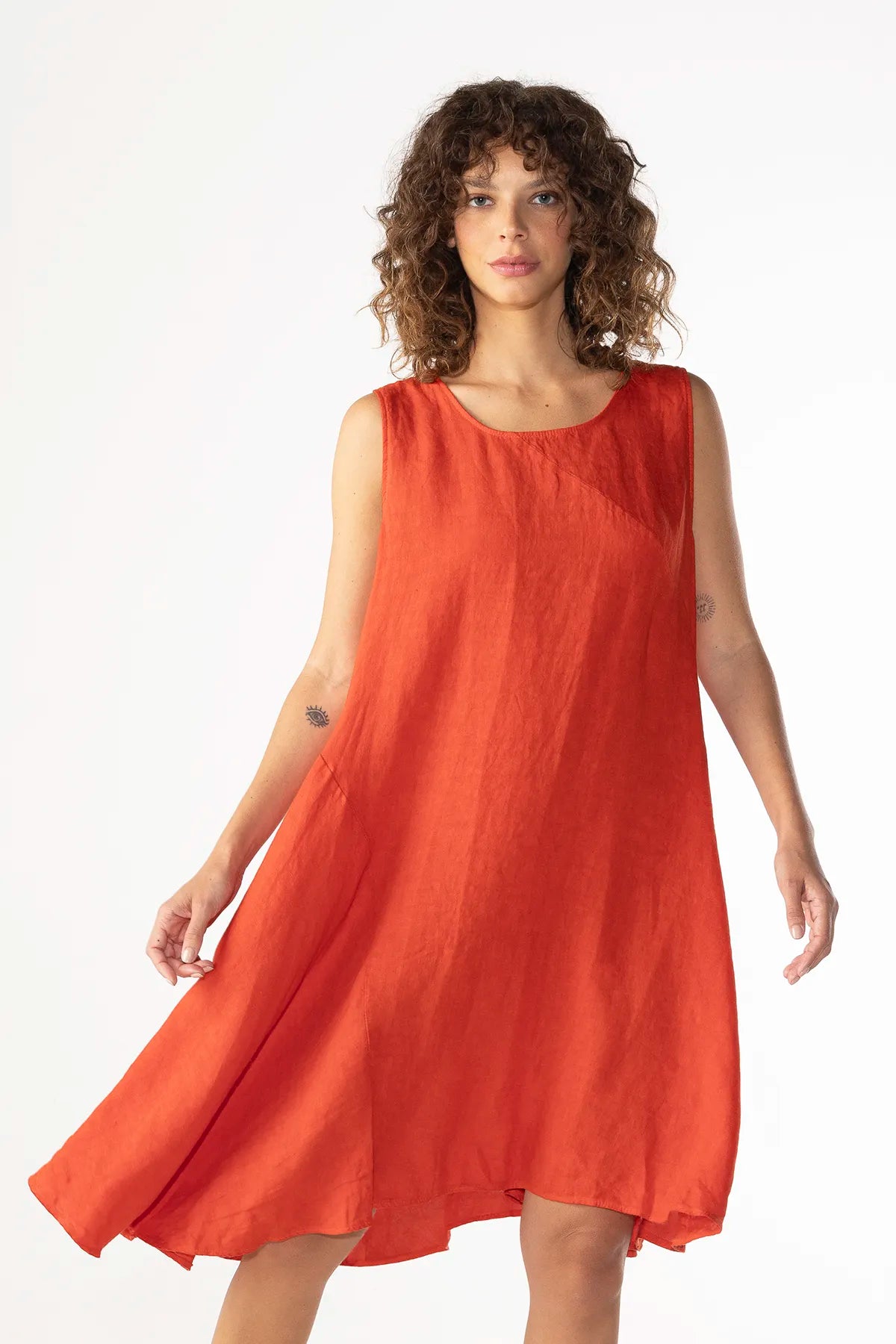 Vestido Magdalena Lino