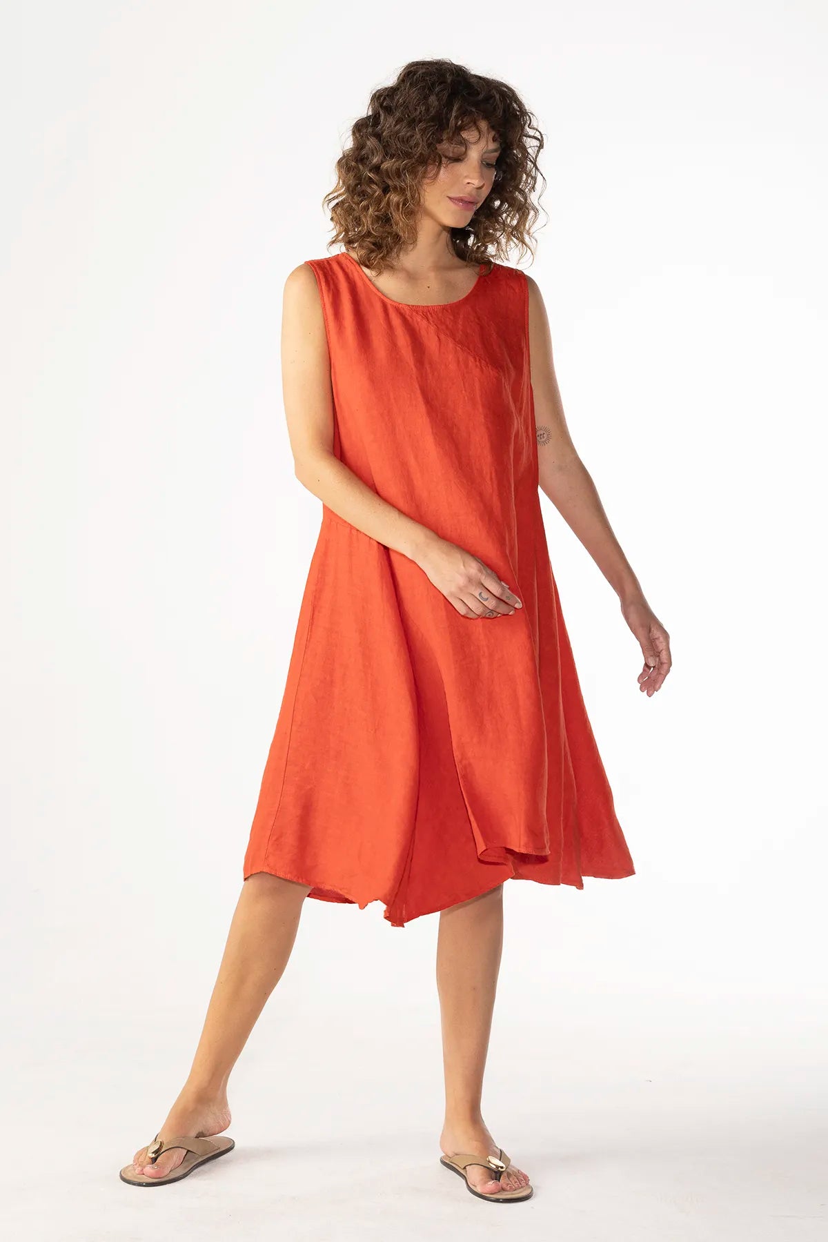 Vestido Magdalena Lino