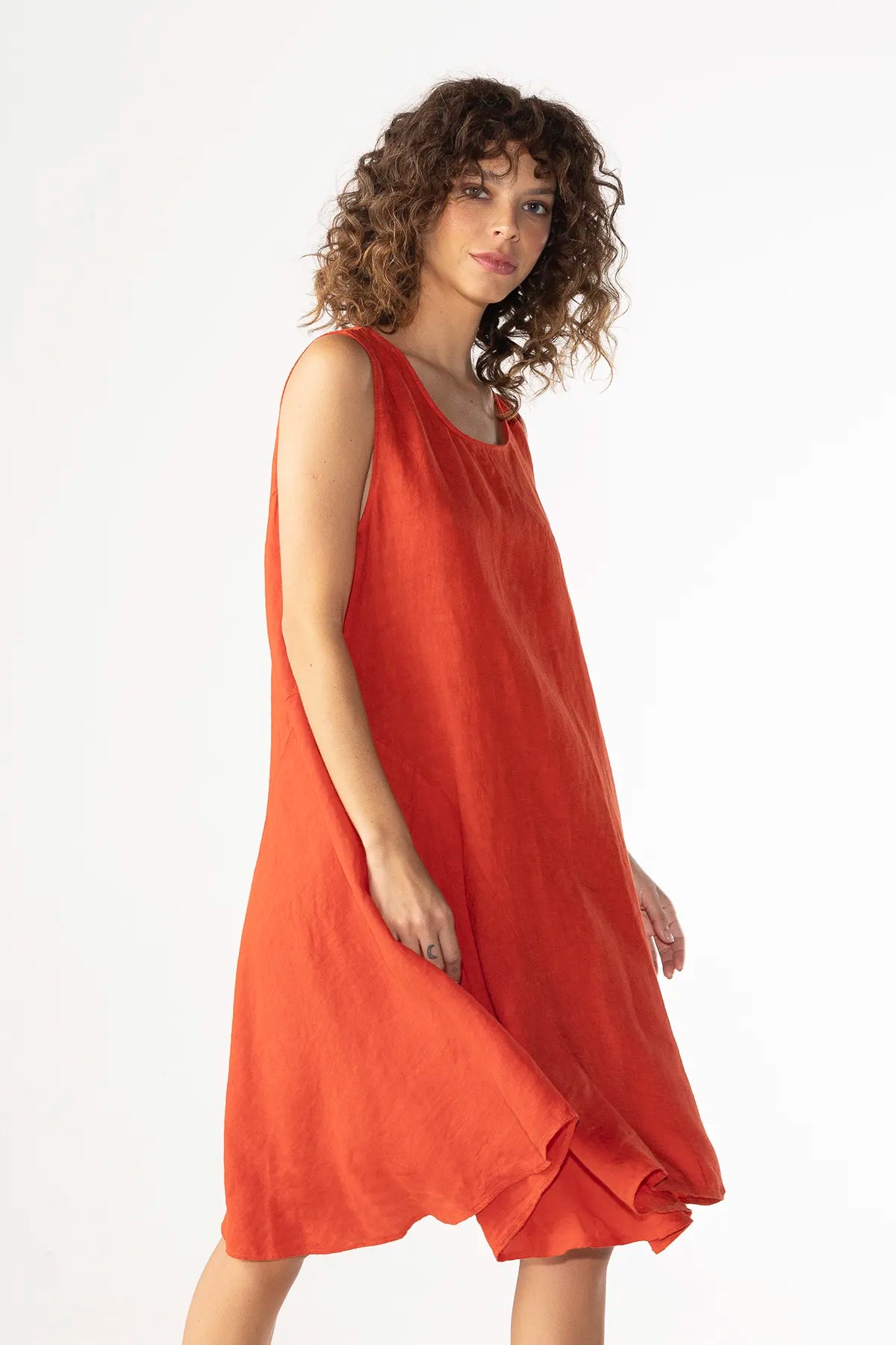 Vestido Magdalena Lino