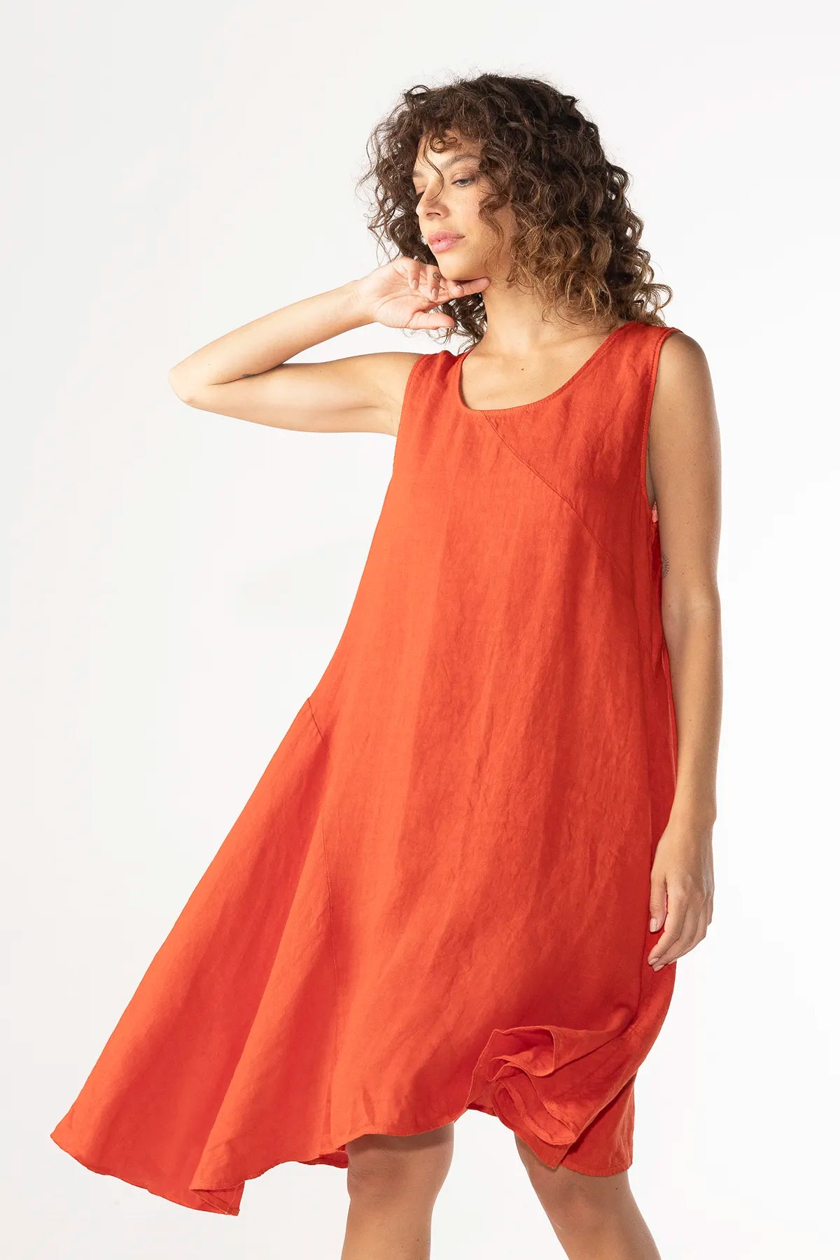 Vestido Magdalena Lino