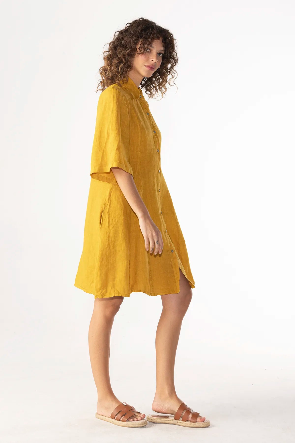 Vestido Neftali Lino