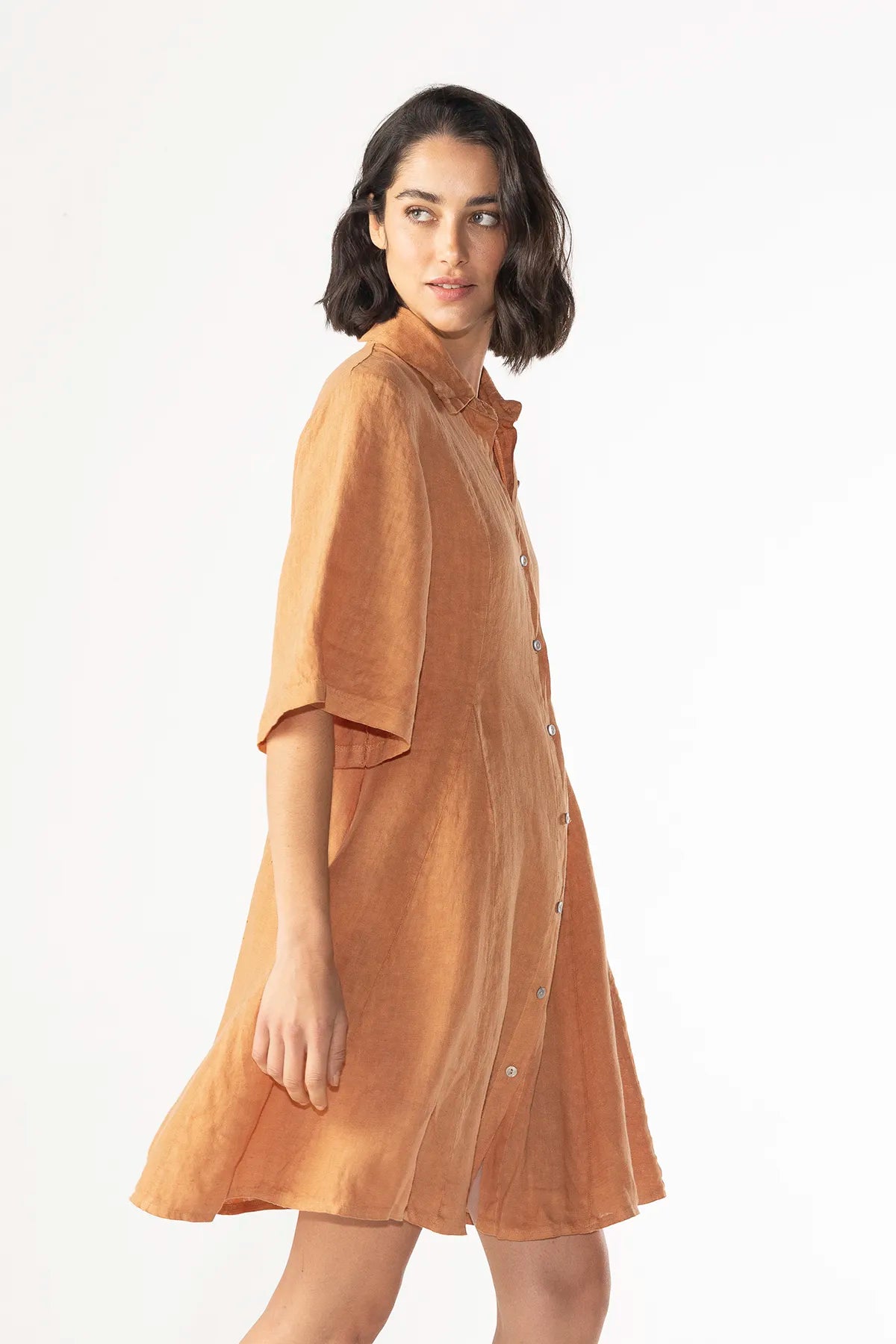 Vestido Neftali Lino