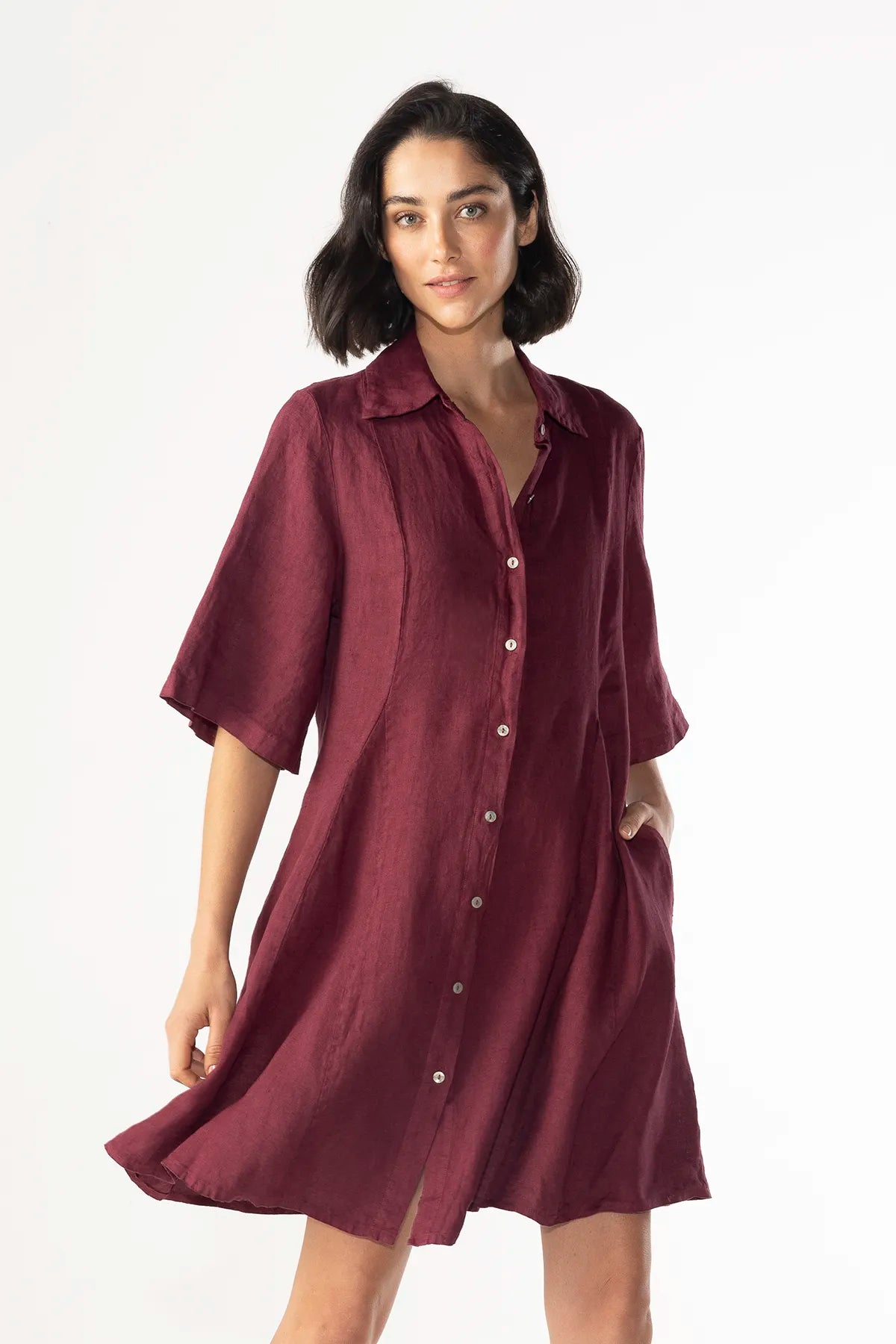 Vestido Neftali Lino