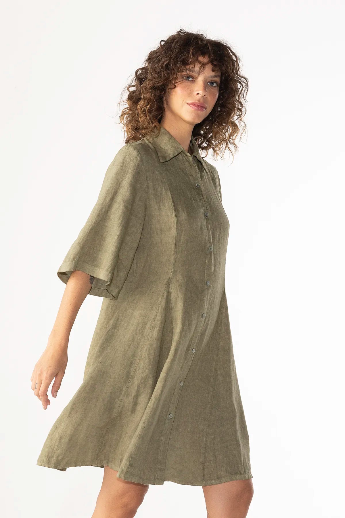 Vestido Neftali Lino