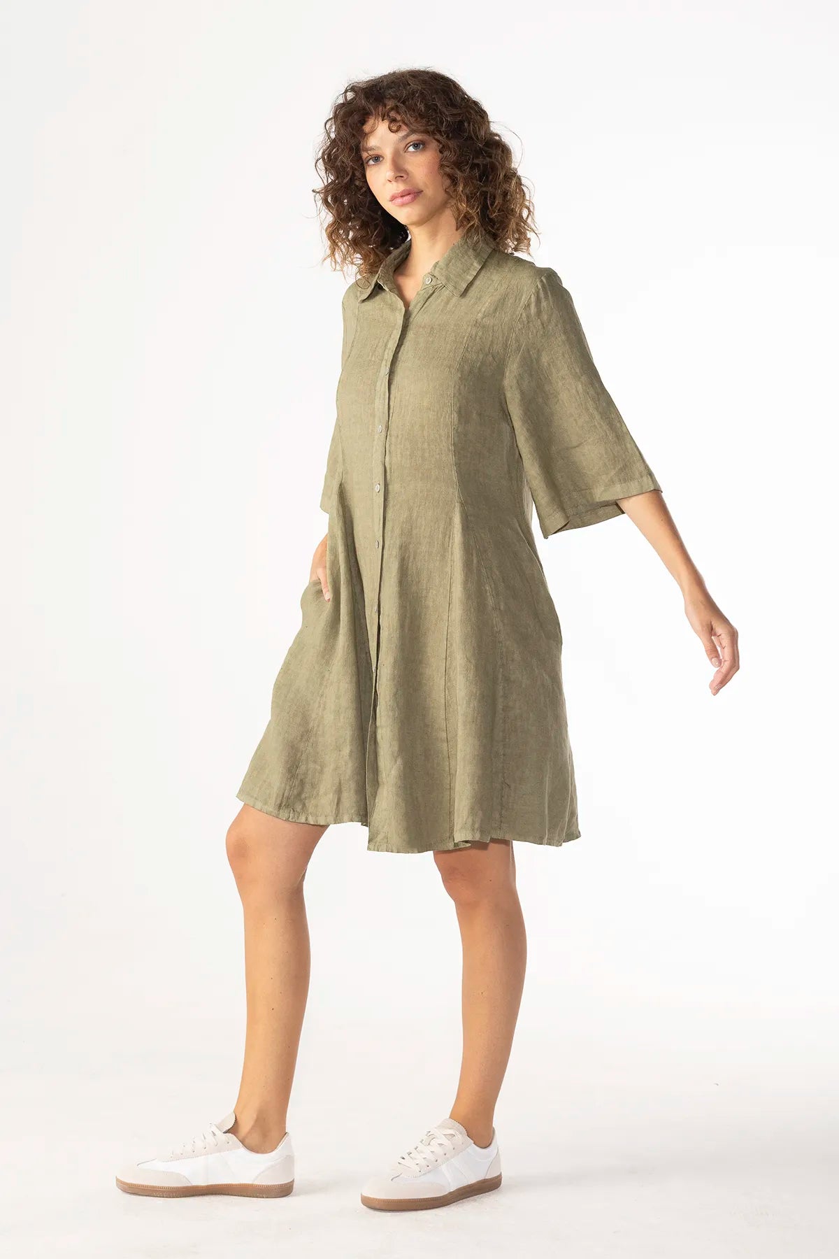 Vestido Neftali Lino