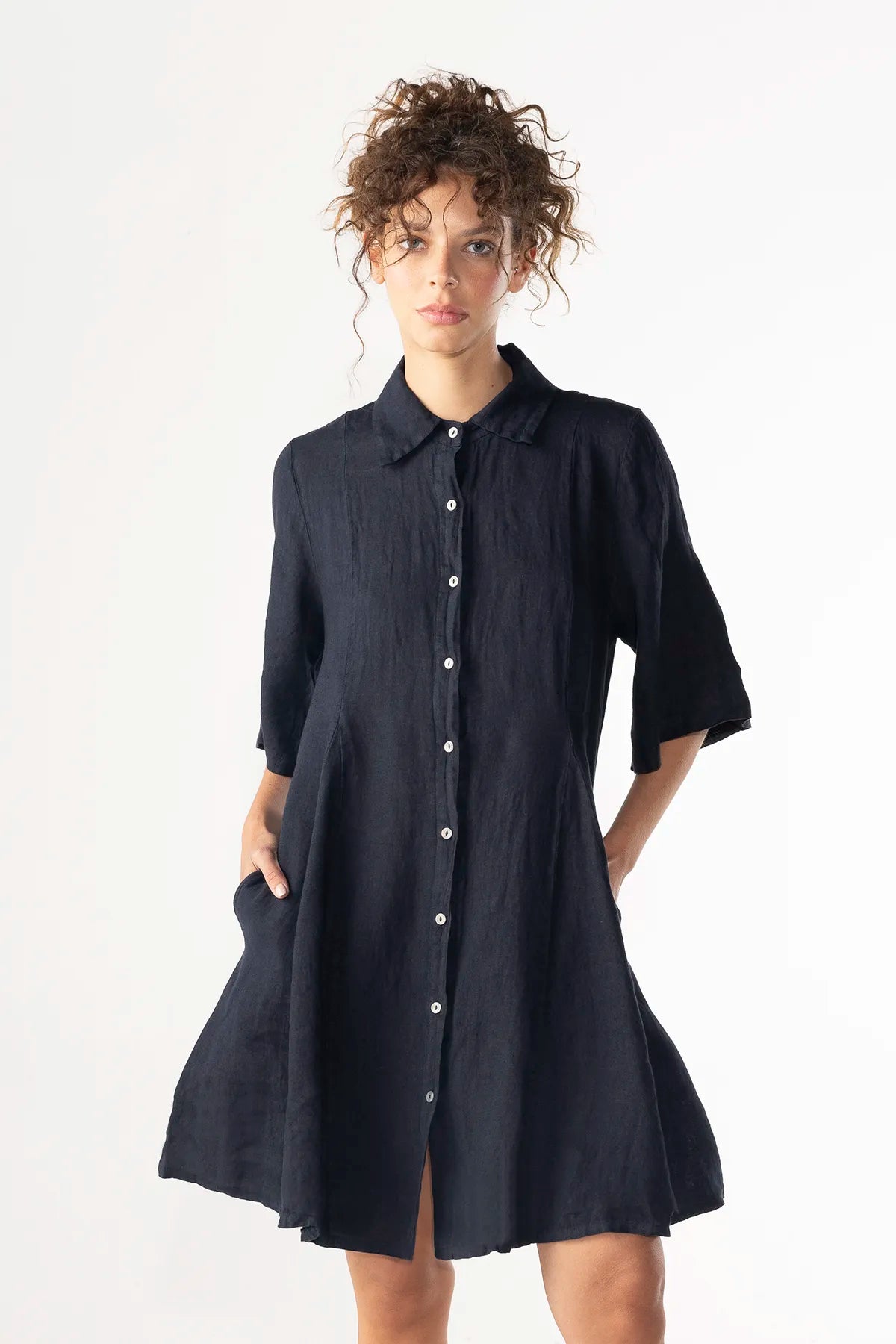 Vestido Neftali Lino