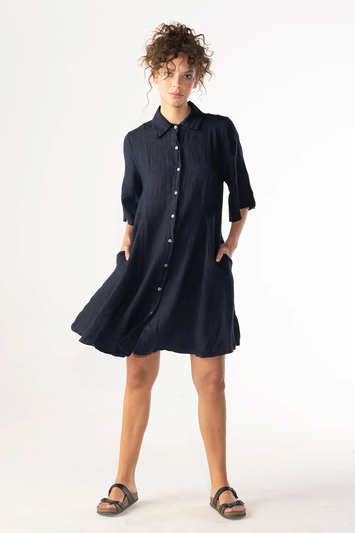 Vestido Neftali Lino