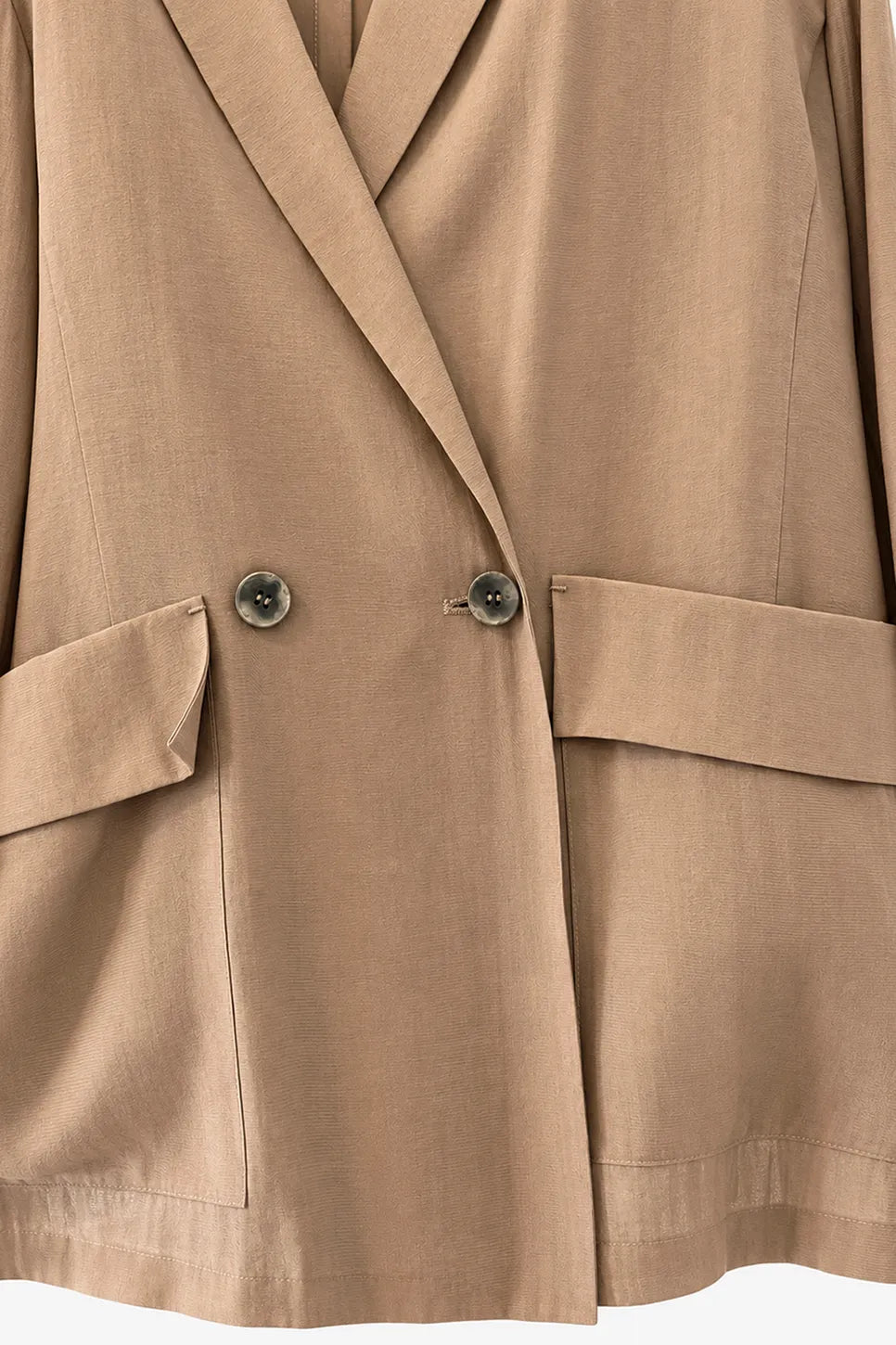 Ragga Blazer Viscosa Tencel Canela bolsillos