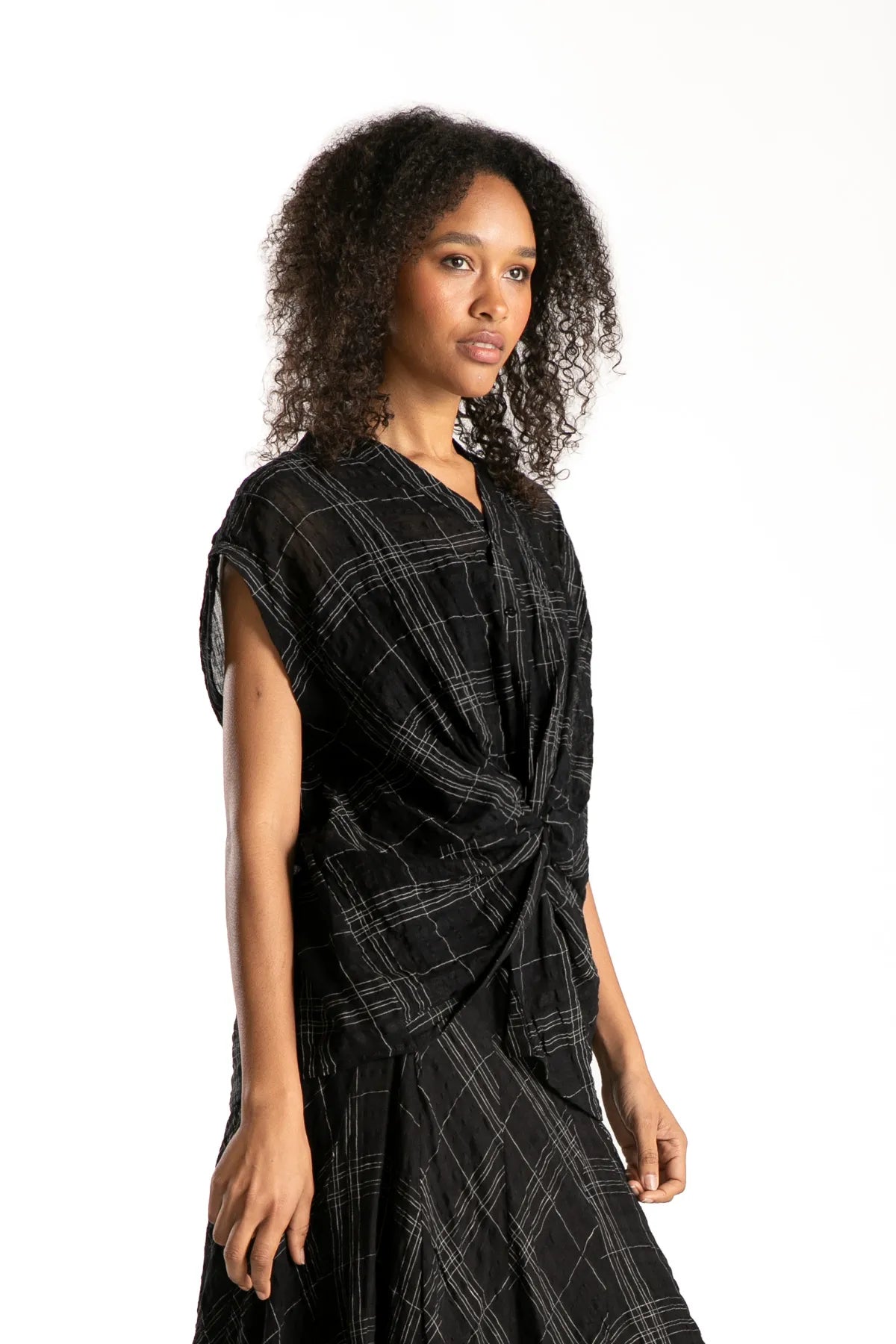 Blusa Dara Tartan