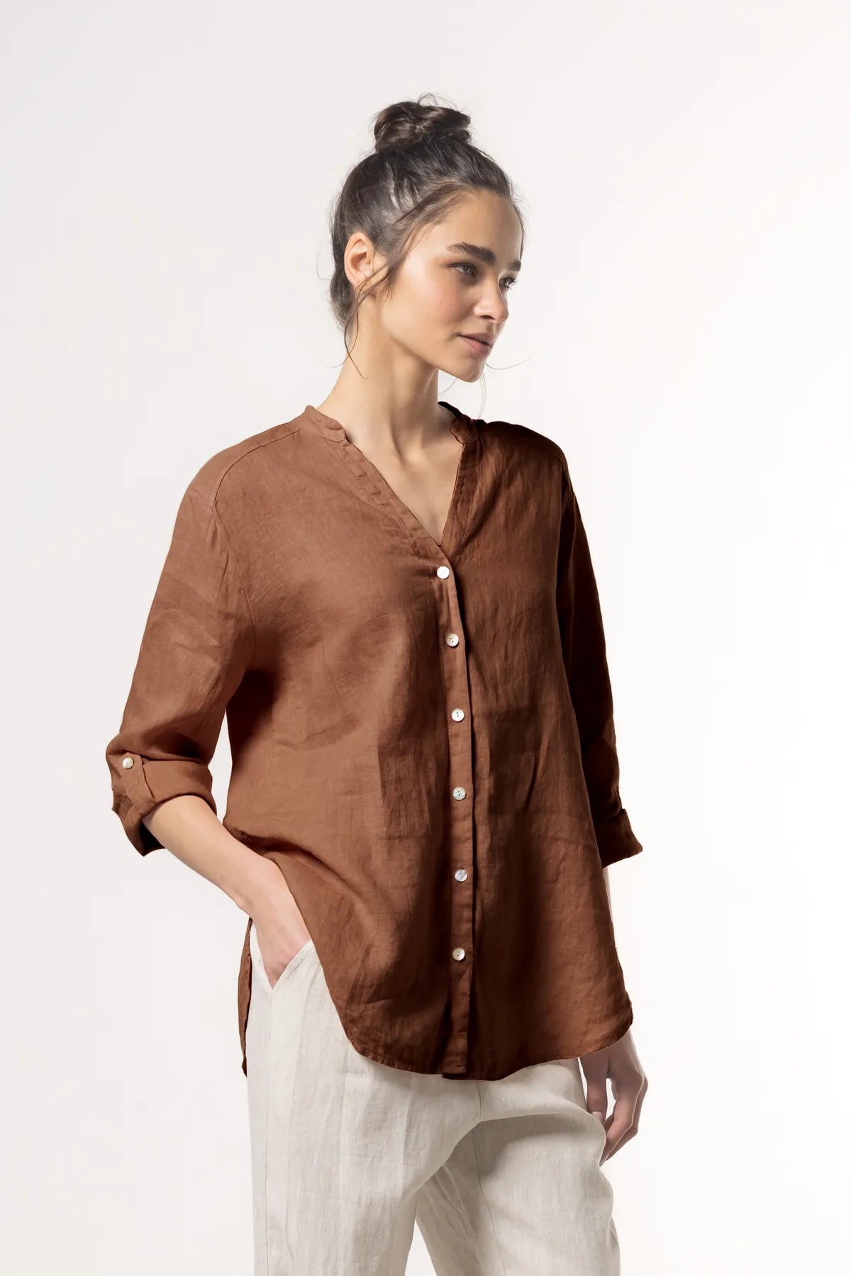 Blusa Florina Lino