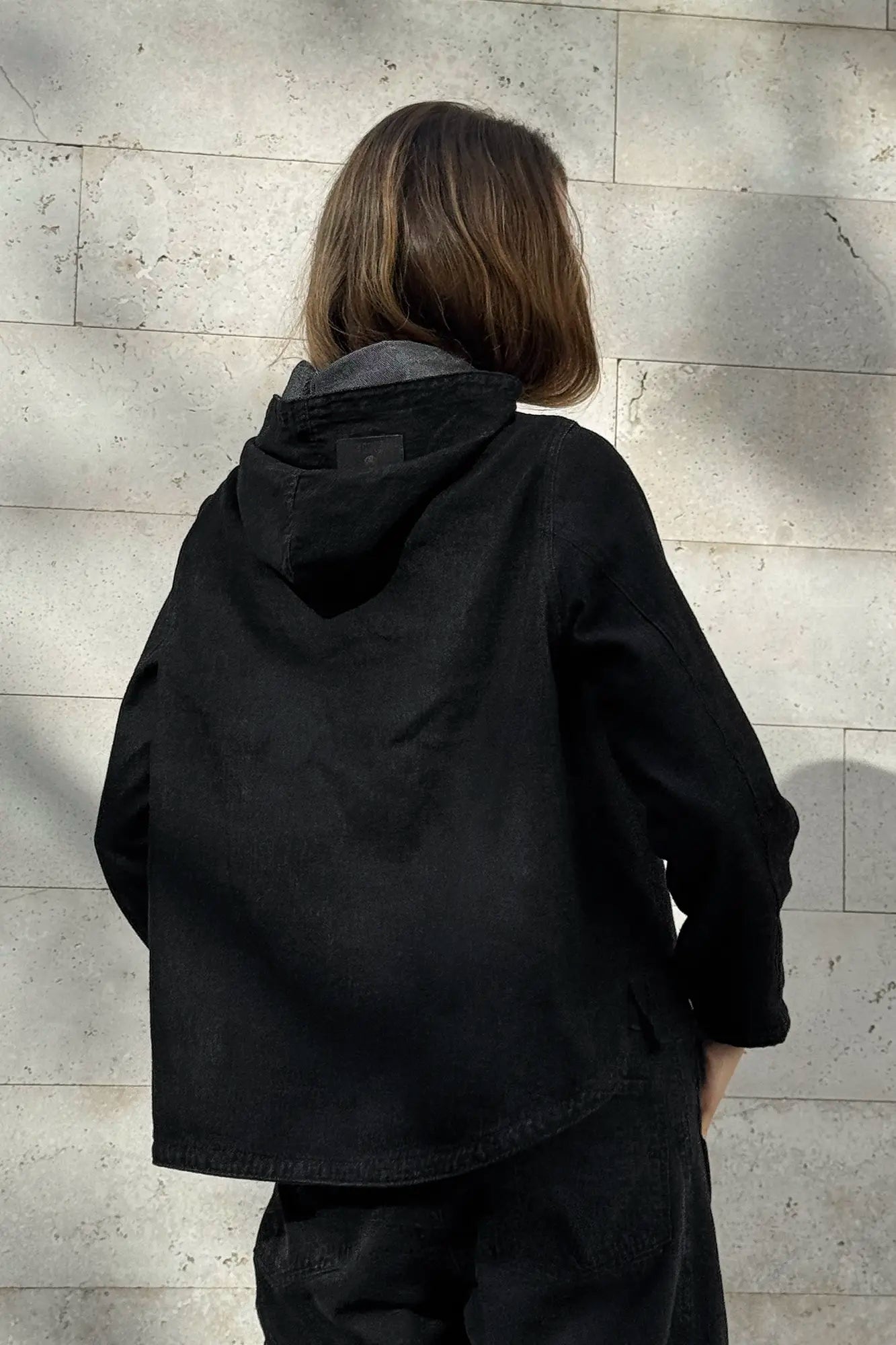 Chaqueta Puelo Black Denim