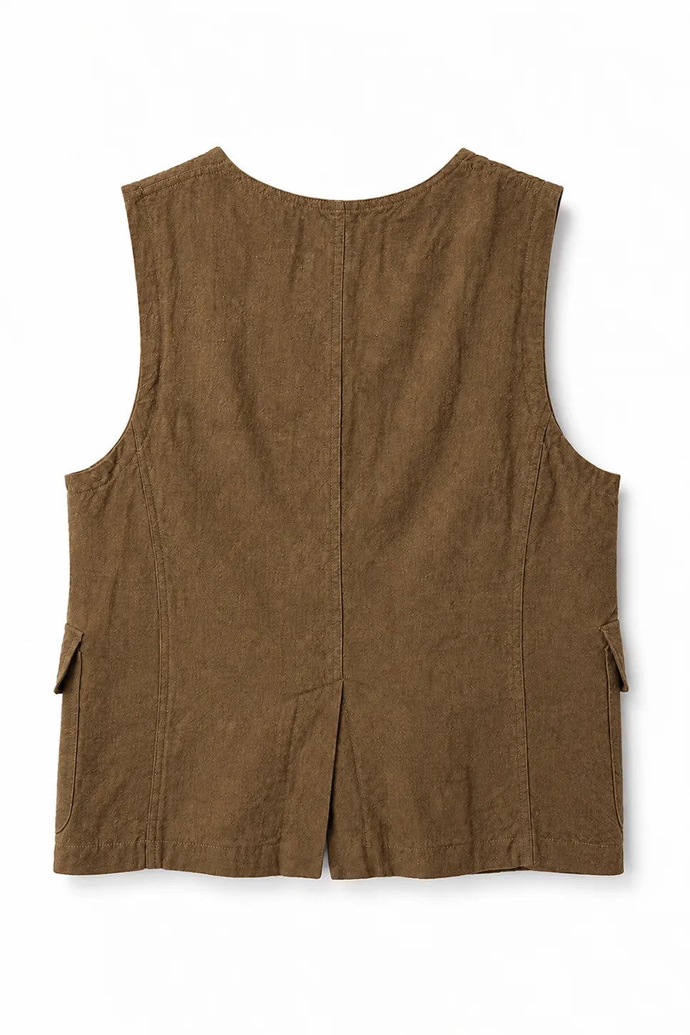 Gilet Lino Jacquard