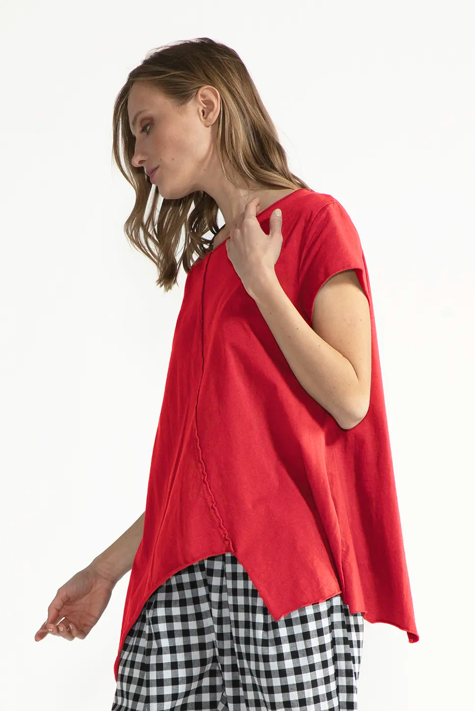 Ragga Polera Atila Roja Perfil