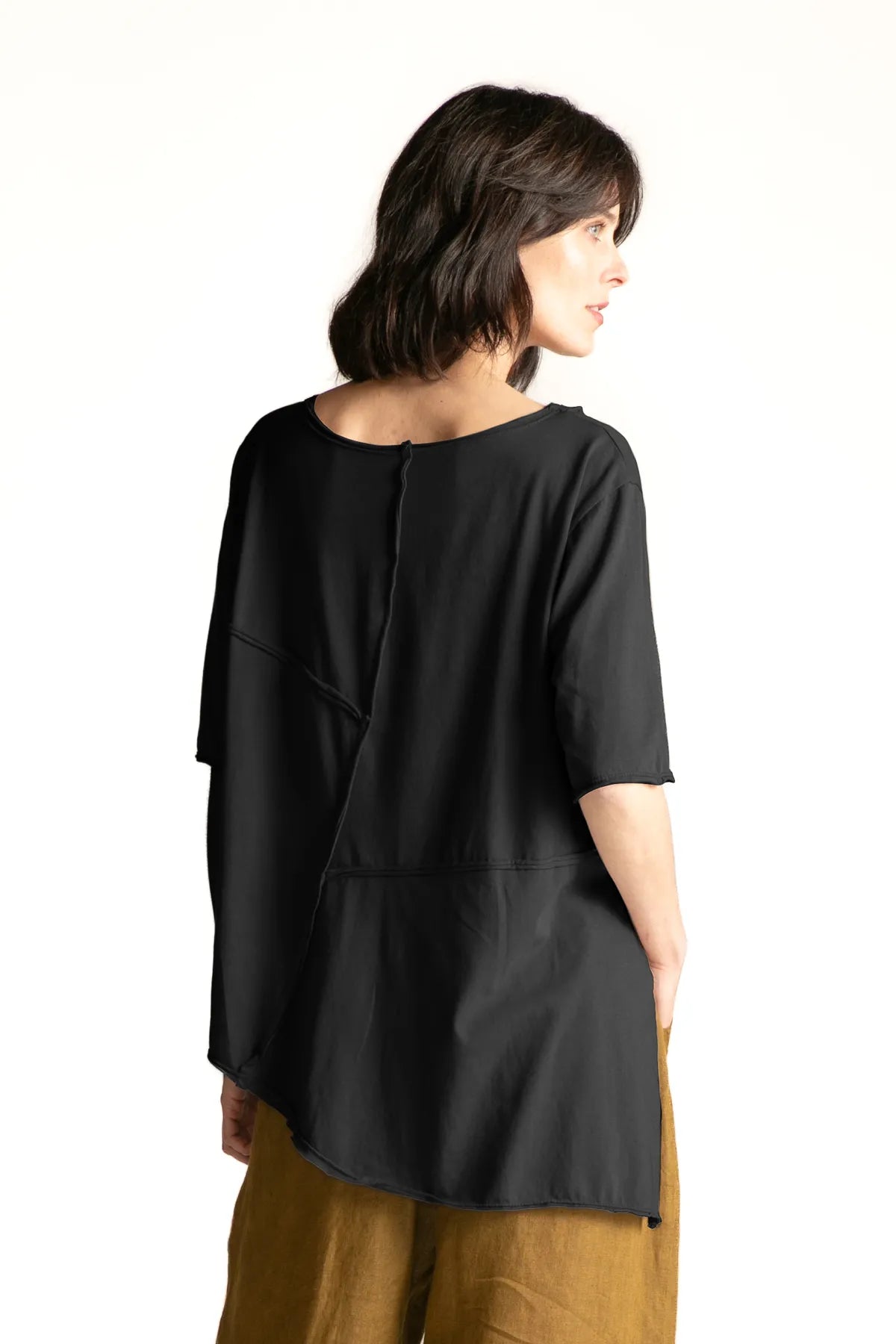 Ragga Polera Olmi negra espalda