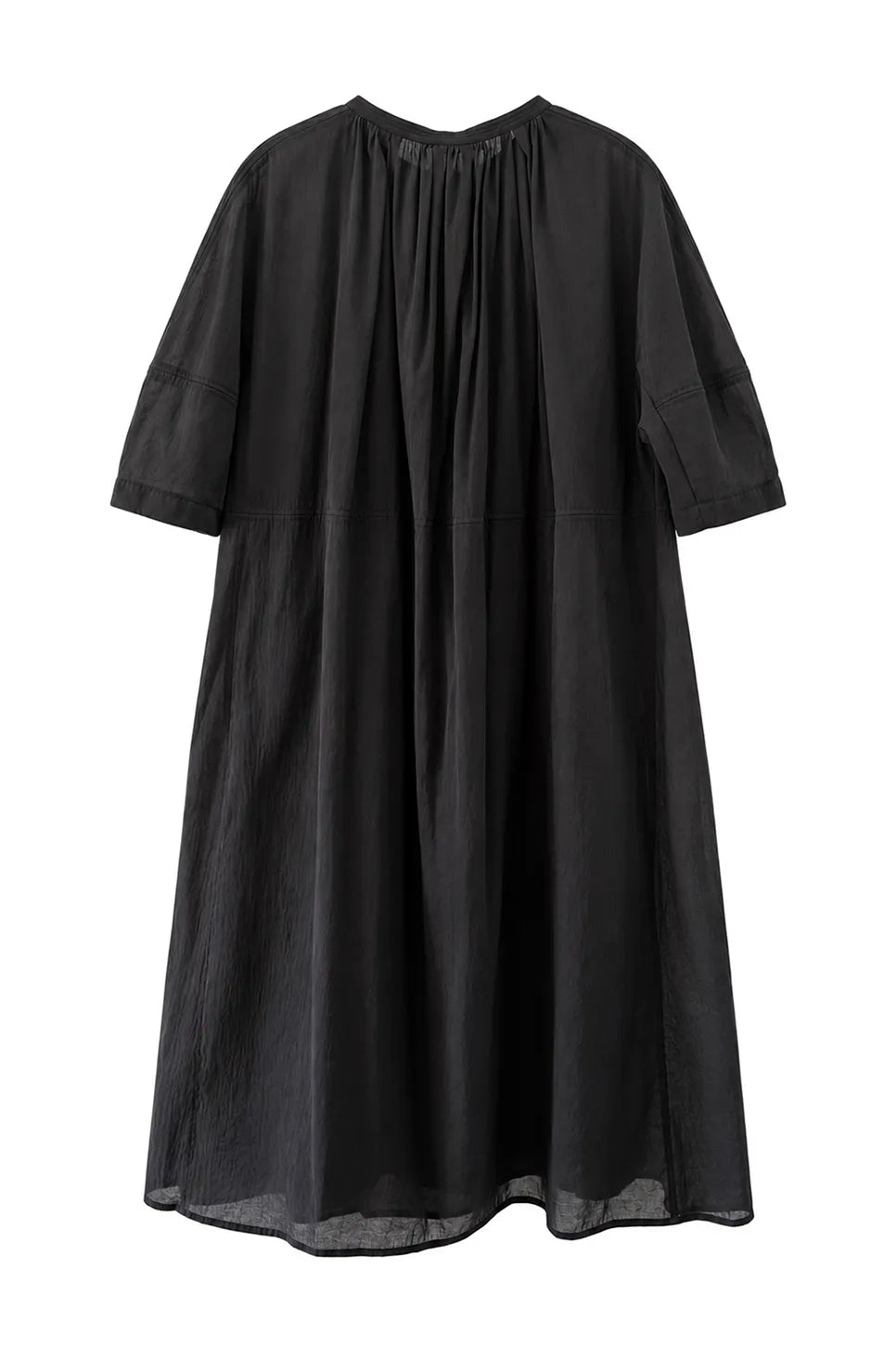 Ragga Vestido Algodón Set Negro Espalda