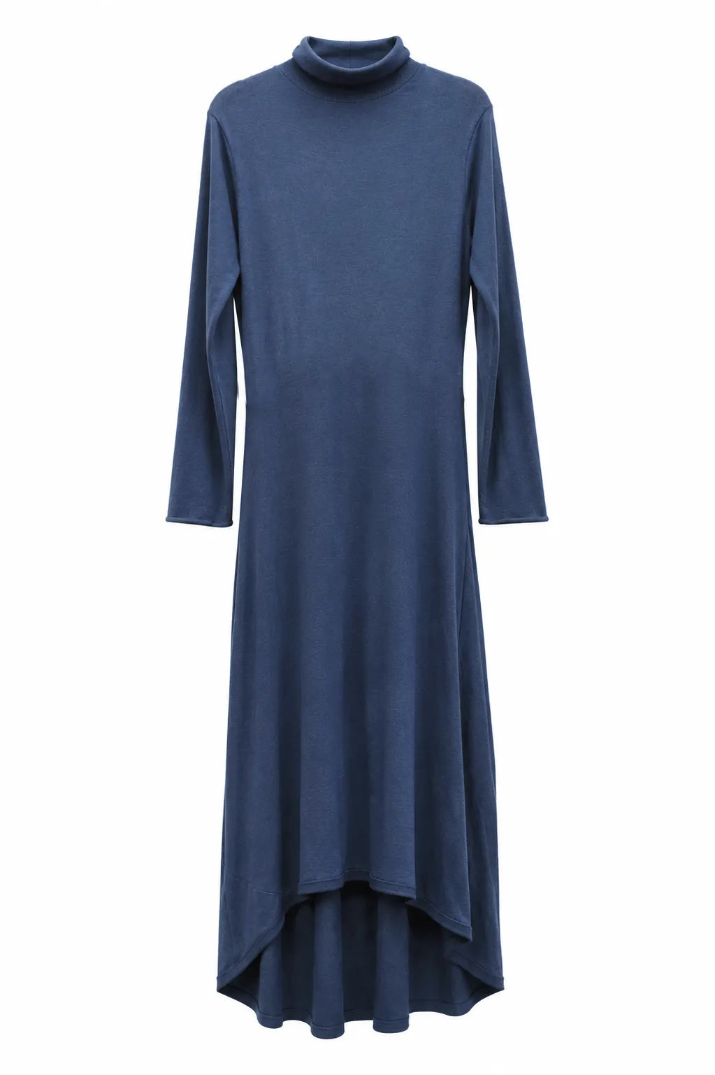 Vestido y Poncho Kid Mohair Azul