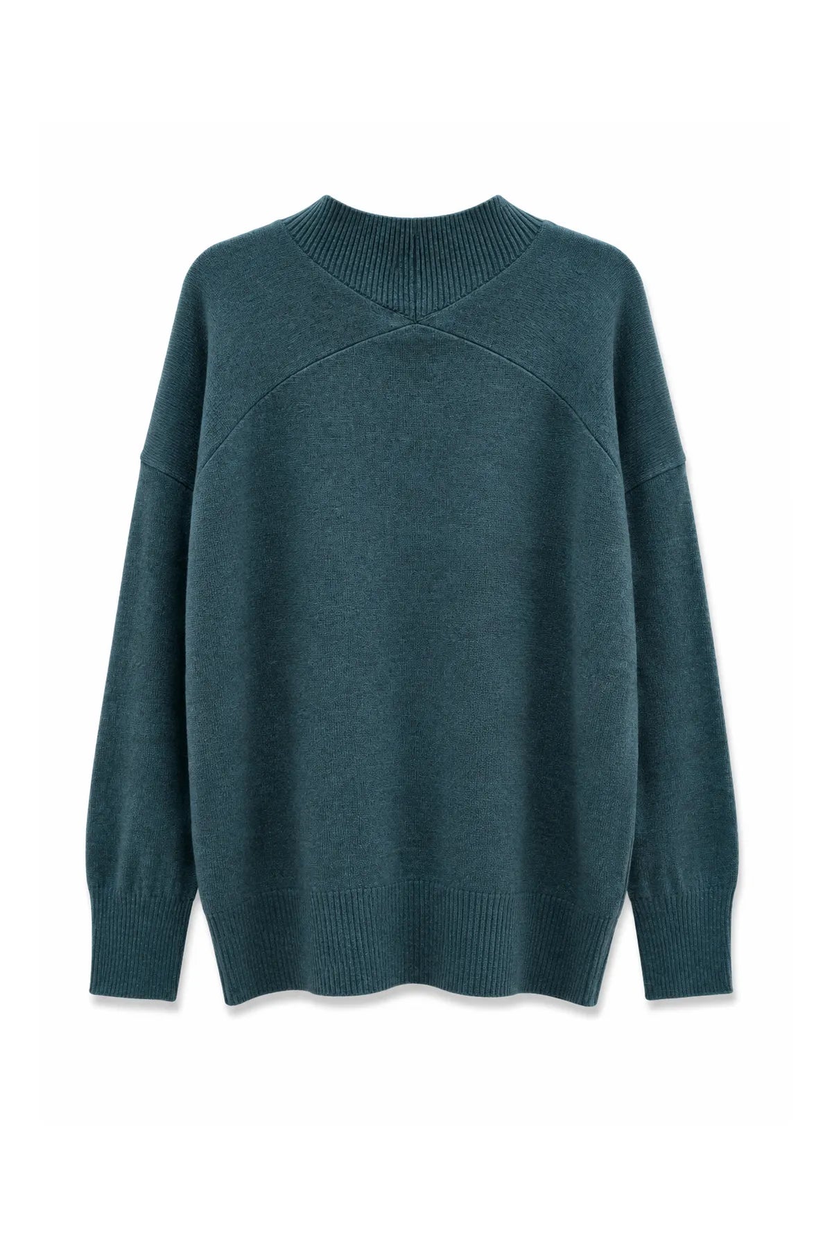 Sweater Lana Yak Petroleo Melange