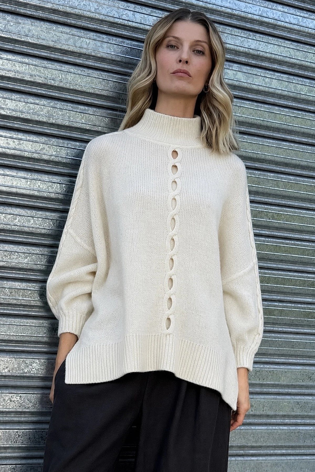Sweater Calado Cadena