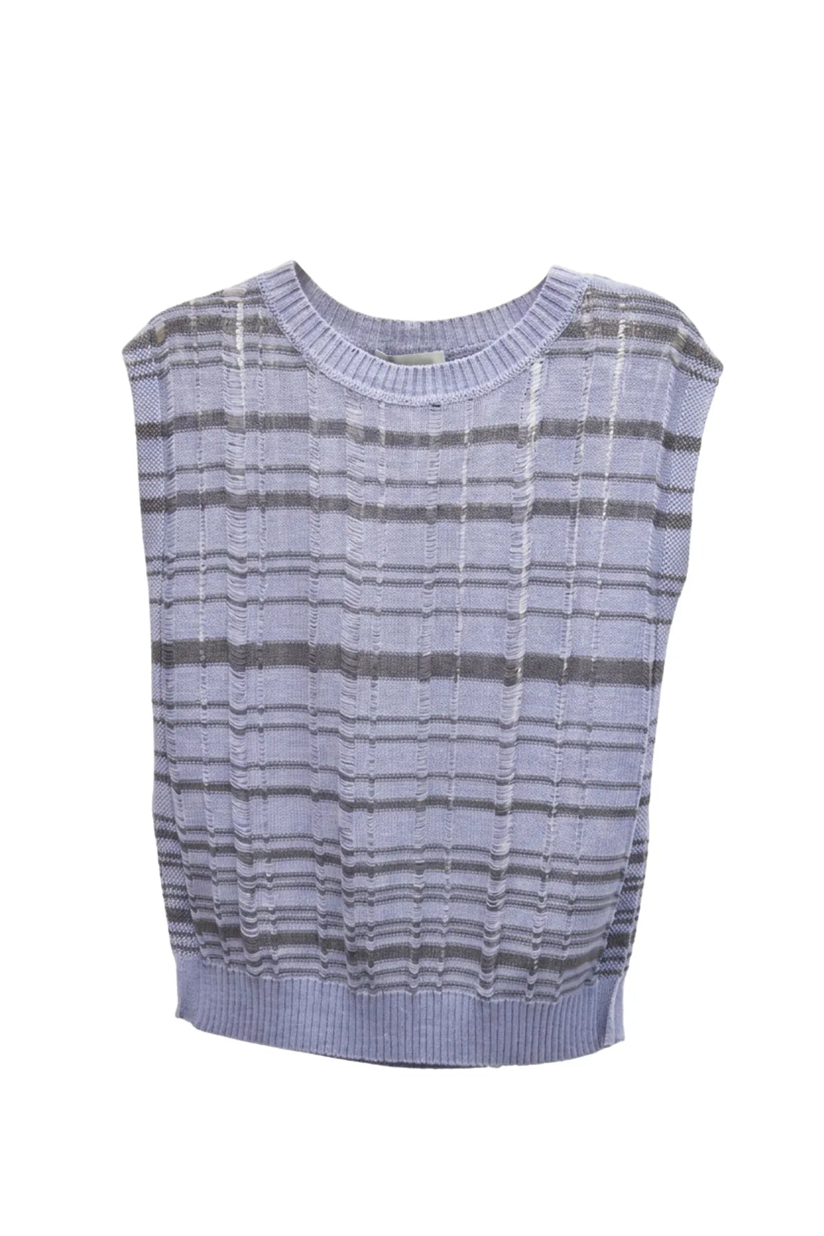 Top Tejido Relieve Lineal