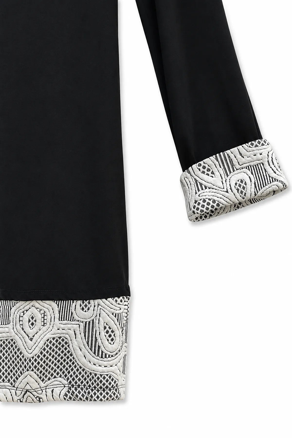 Vestido Lycra Negro Figuras