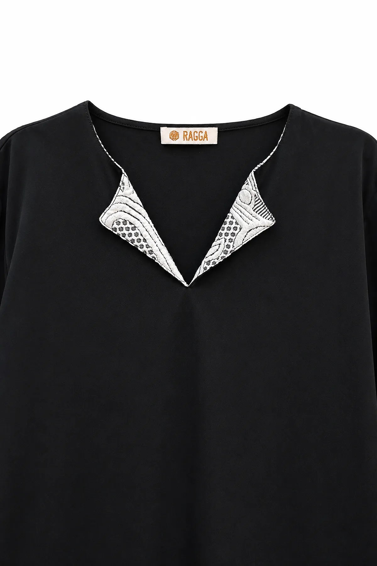 Vestido Lycra Negro Figuras