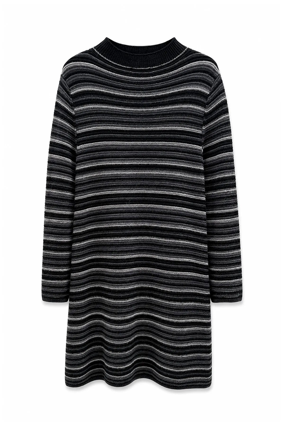 Vestido Tejido Listado Raccoon