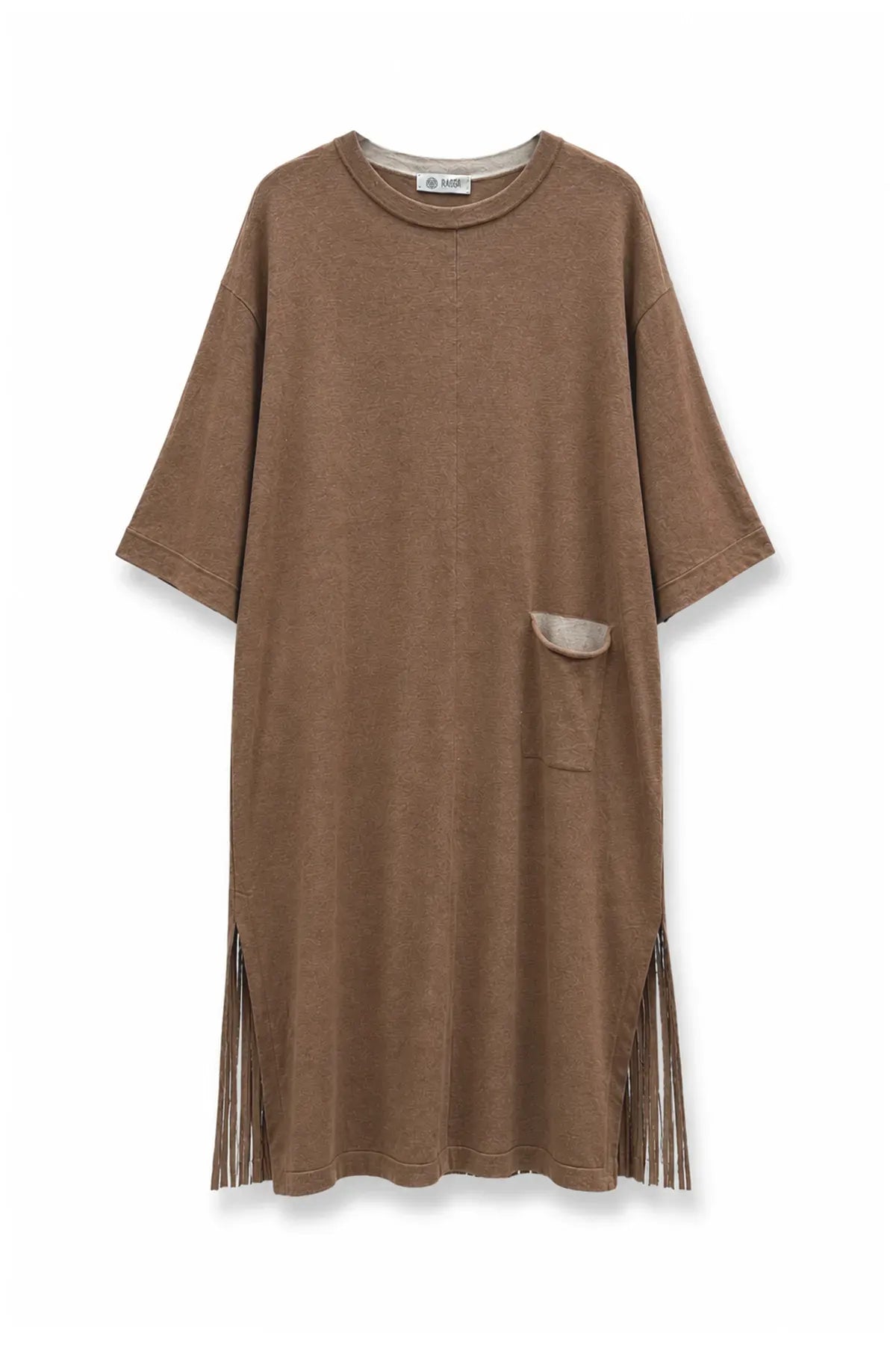 Vestido Lana Espalda Lineal