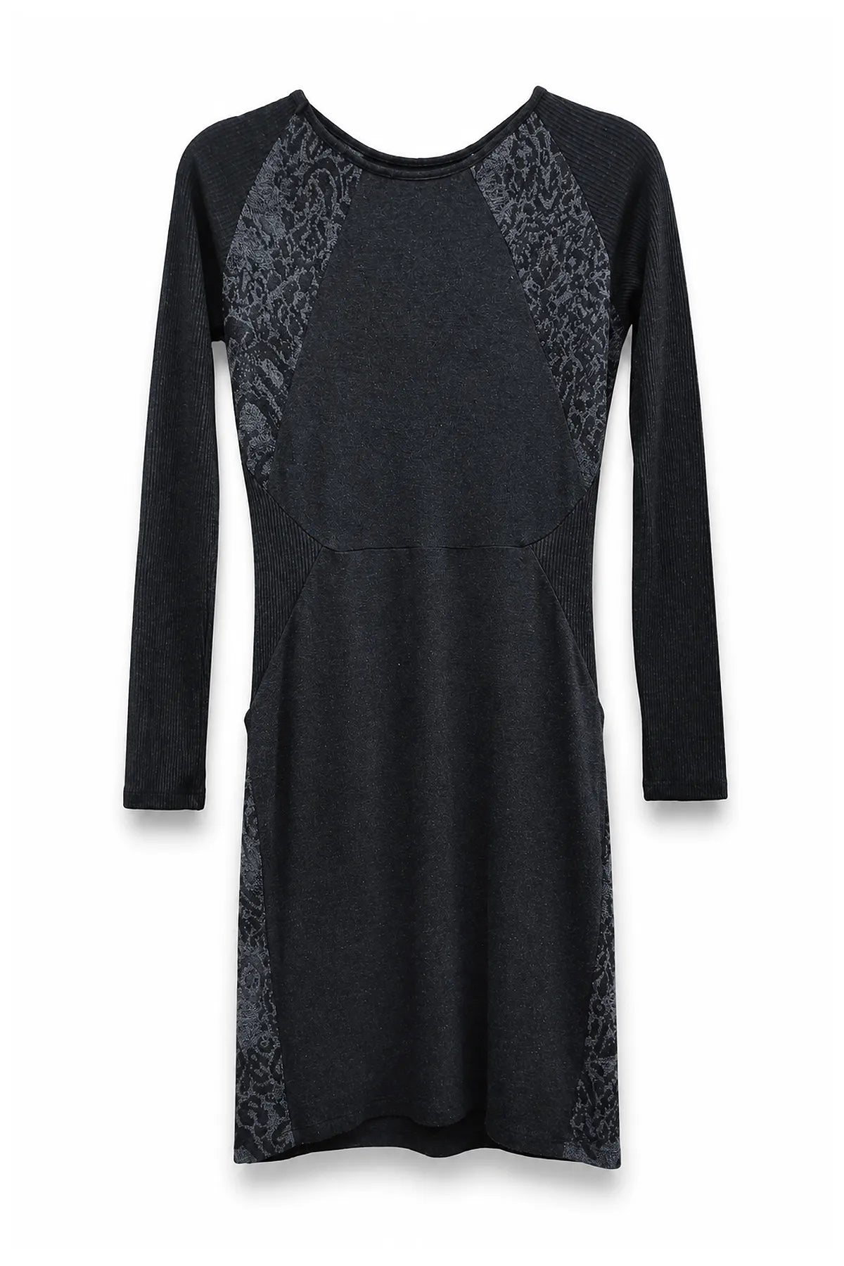 Vestido Patchwork Grafito