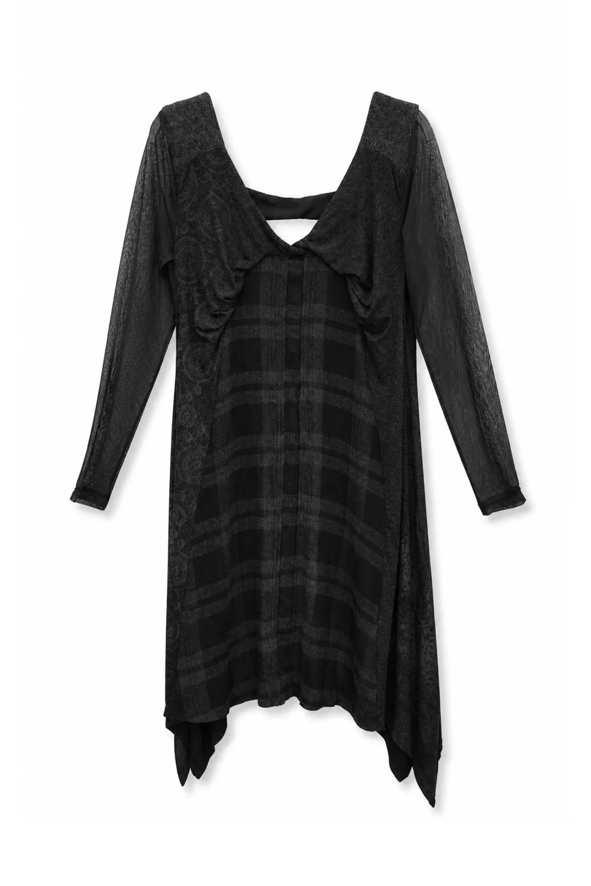 Vestido Tartan Malla