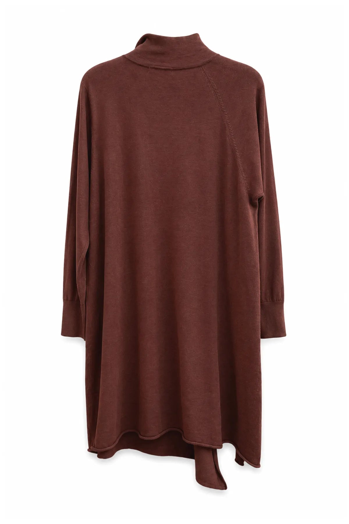 Vestido Lana Merino Terracota
