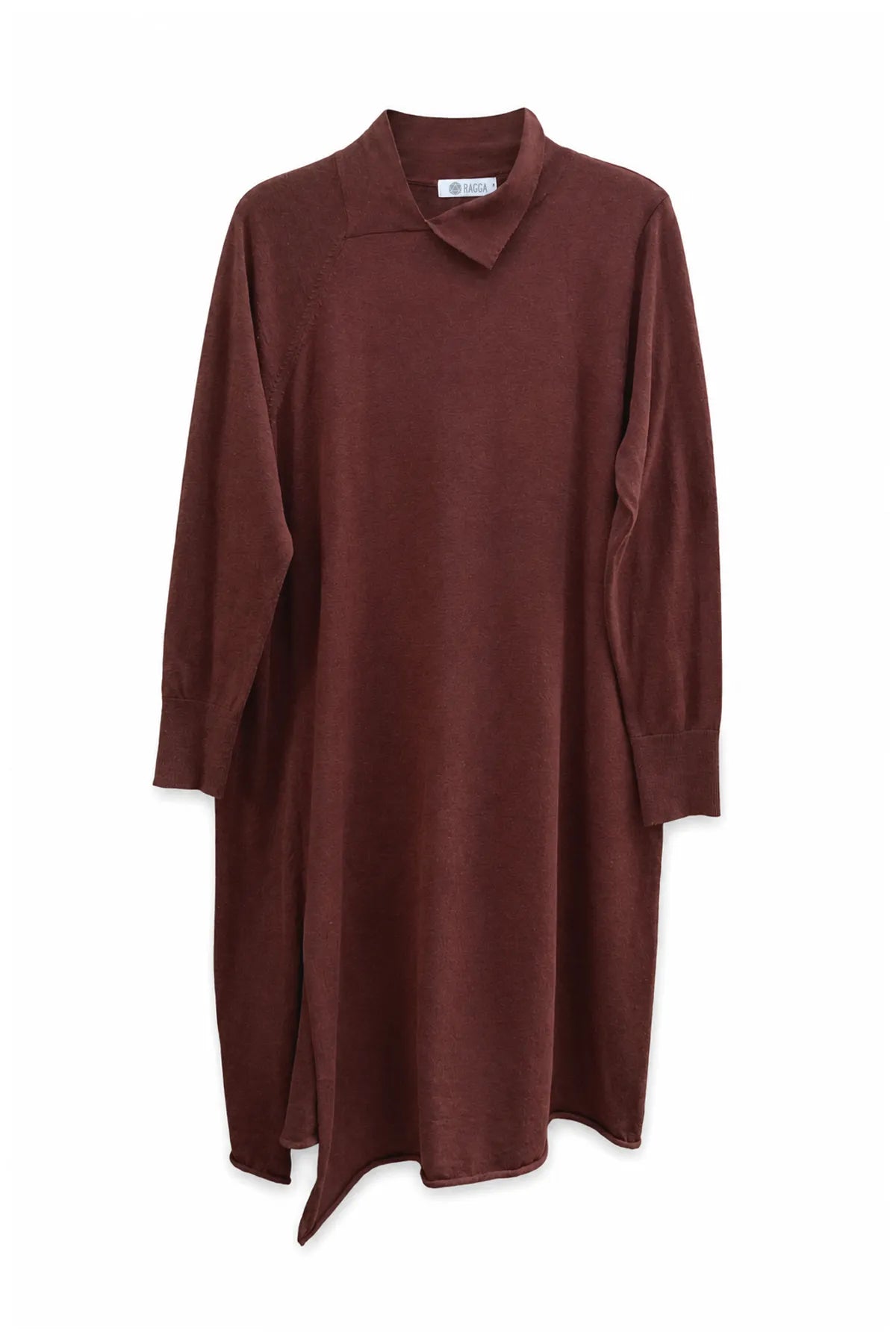Vestido Lana Merino Terracota